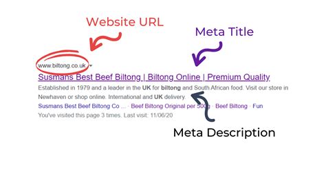 meta website.